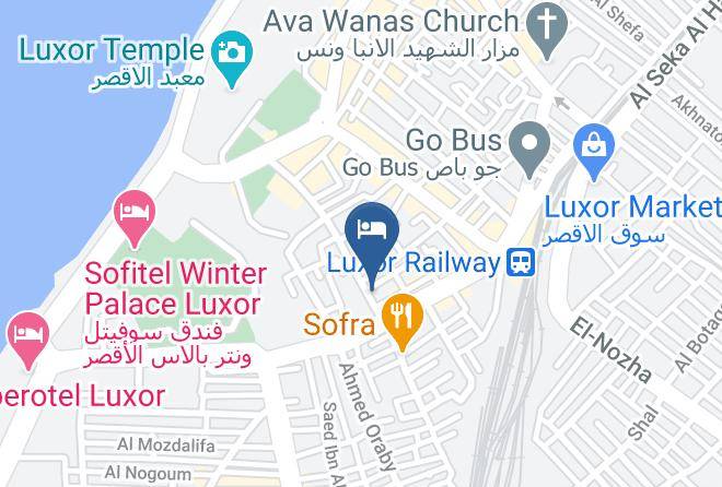 Luxor - Abu Simbel Hotel Maps