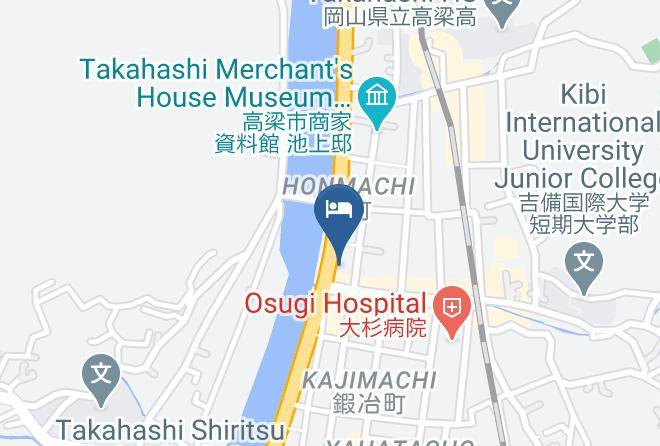 Takahashi City - Aburaya Inn Maps