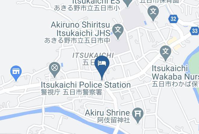 Akiruno City - Aburaya Inn Maps