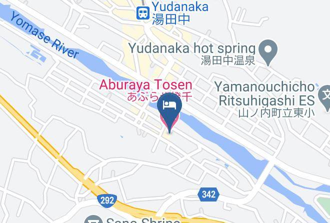 Yamanouchi Townshimotakai District - Aburaya Tosen Maps