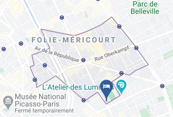 Paris - Acacia Hotel Maps