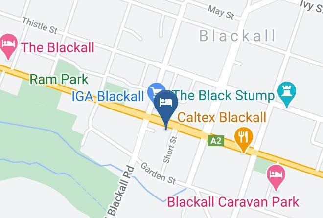 Acacia Motor Inn Blackall Map