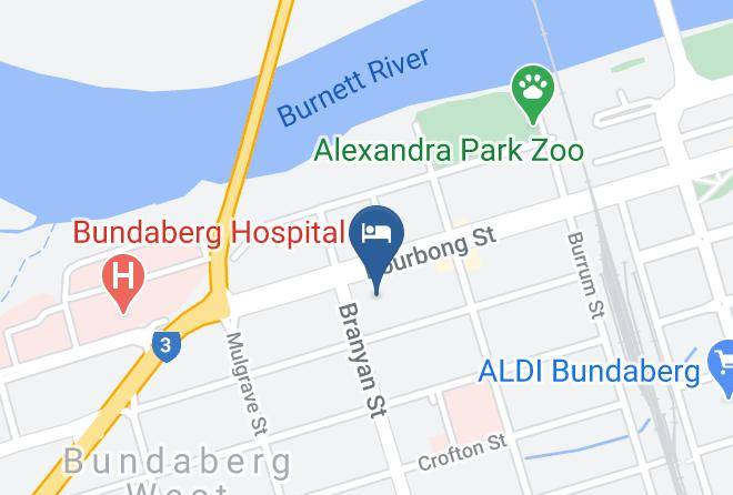 Bundaberg - Acacia Motor Inn Maps