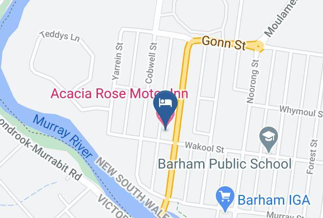 Murray River - Acacia Rose Motor Inn Maps