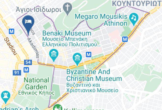 Central Athens - Academias Hotel Autograph Collection Maps