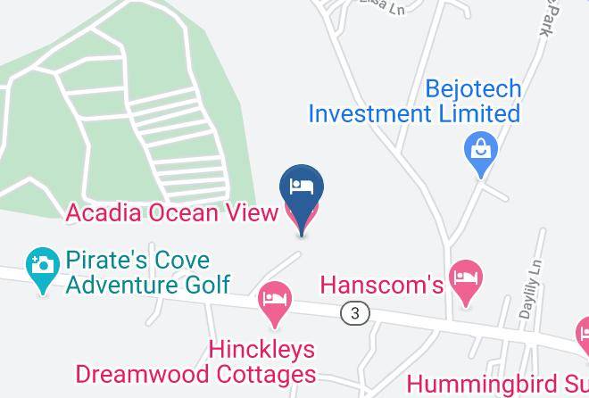 Hancock - Acadia Ocean View Motel Maps