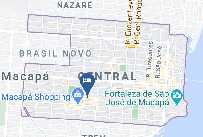 Macapa - Acai Palace Hotel Maps