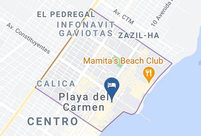 Solidaridad - Acanto Playa Del Carmen Trademark Collection By Wyndham Maps