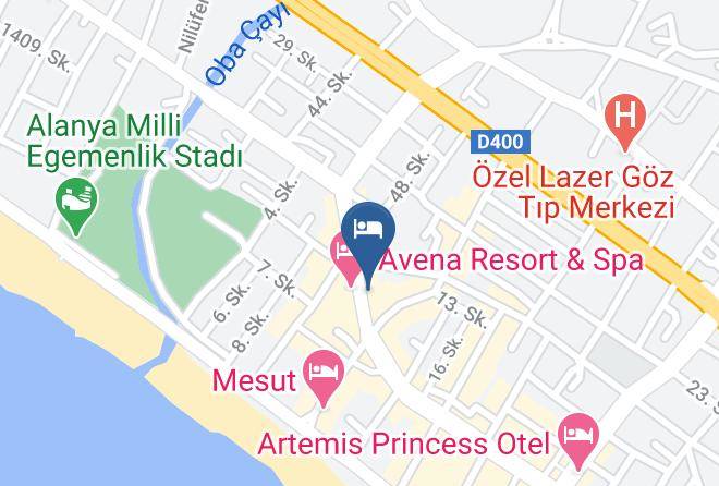 Acar Otel Map