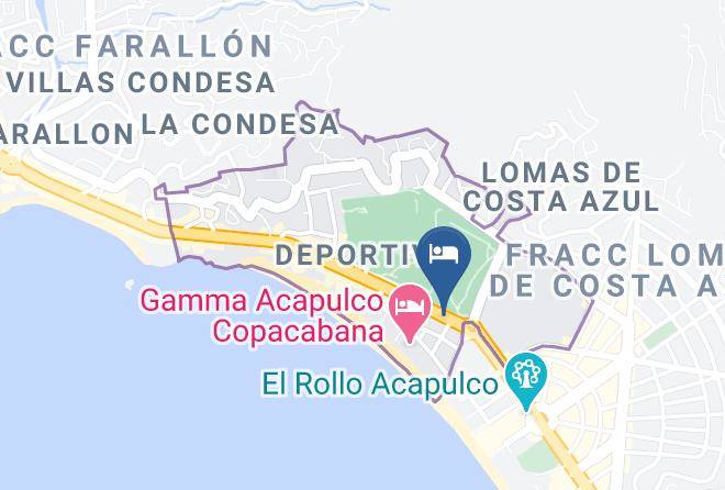Acapulco De Juarez - Acasol Hotel Maps
