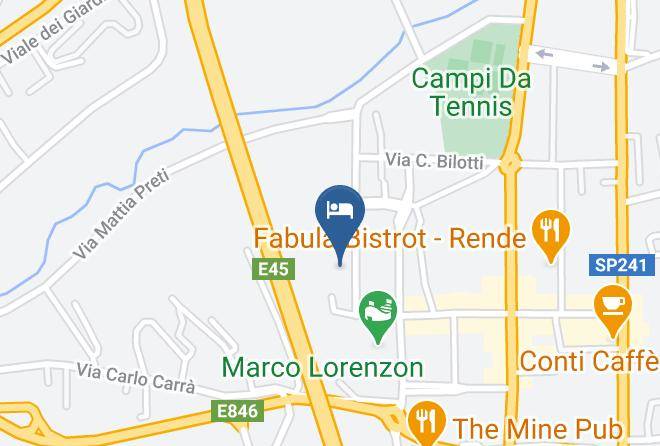Cosenza - Accademia Residence Maps