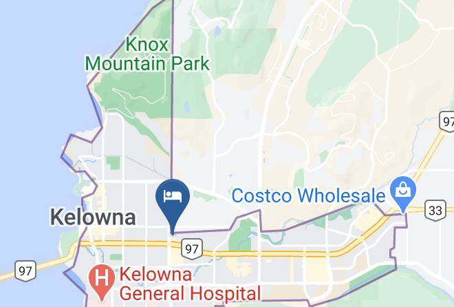 Central Okanagan - Accent Inns Maps
