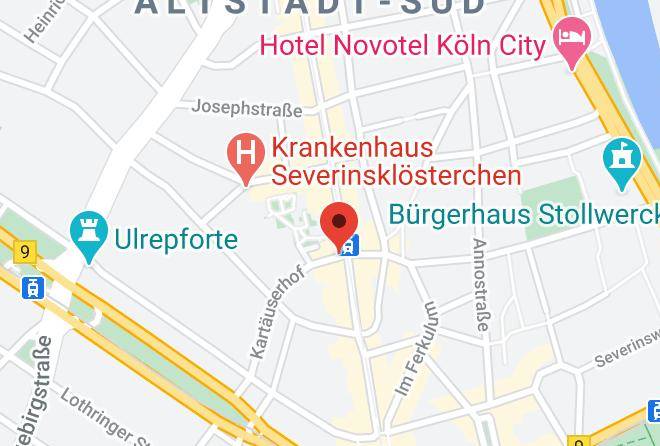 Cologne - Accent Severin Maps