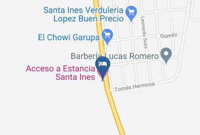 Misiones City - Acceso A Estancia Santa Ines Maps