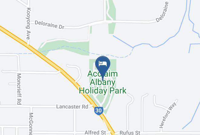 Albany - Acclaim Albany Holiday Park Maps