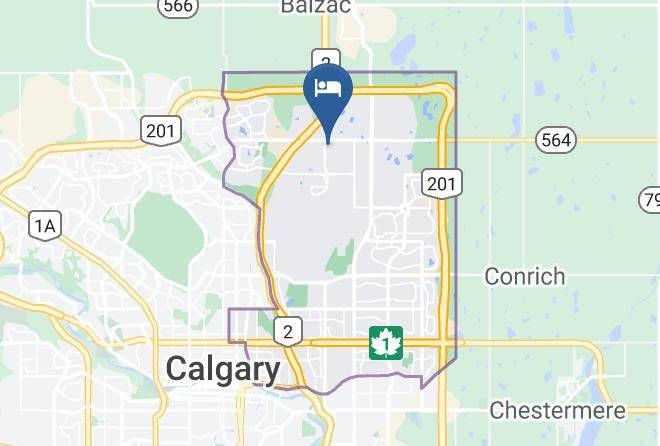 Acclaim Hotel By Clique Calgary Airport Map - Alberta - Division 6