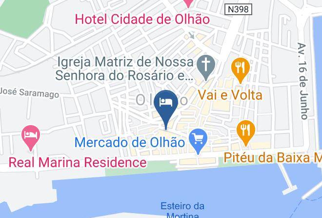 Olhao - Alojamento Local Bela Vista Maps