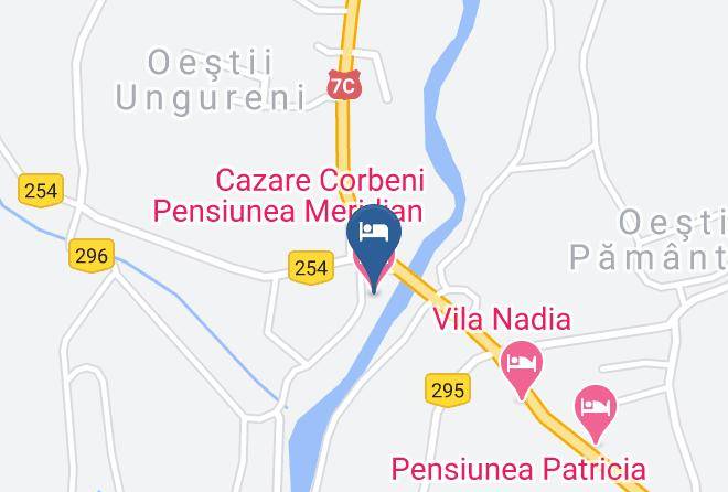 Corbeni - Accommodation Corbeni Pension Meridian Maps