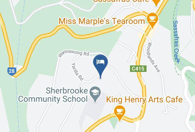 Yarra Ranges - Accommodation Dandenong Ranges Maps