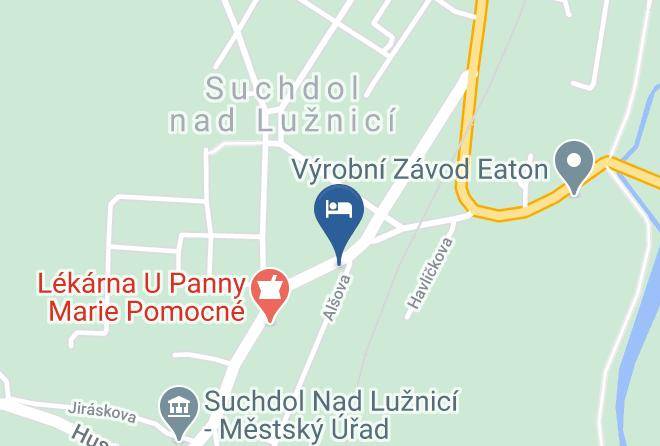 Jindrichuv Hradec - Accommodation Jana Maps