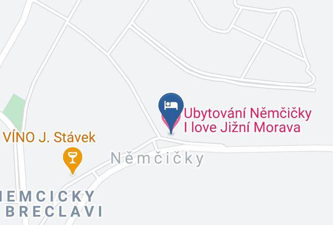 Breclav - Accommodation Nemcicky I Love South Moravia Maps