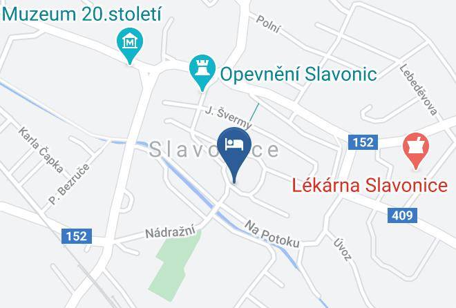 Jindrichuv Hradec - Accommodation Slavonice Maps