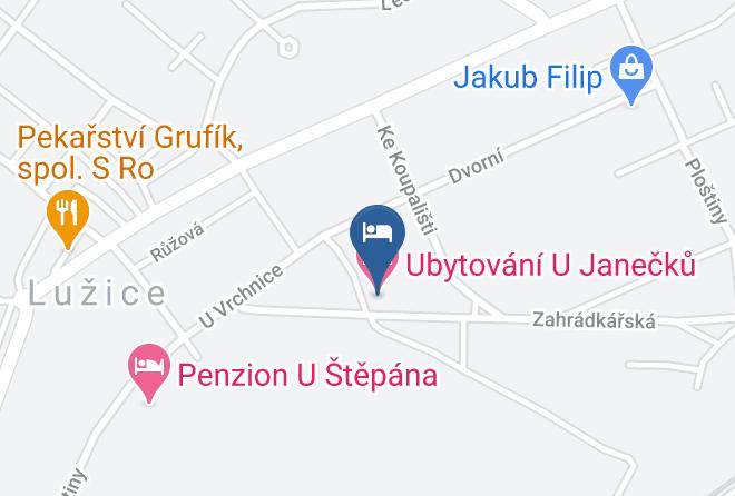 Hodonin - Accommodation U Janecku Maps