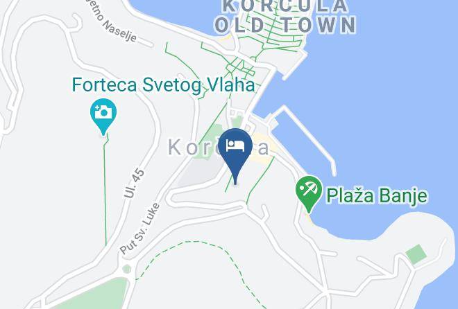Korcula - Accomodation Drasko Maps