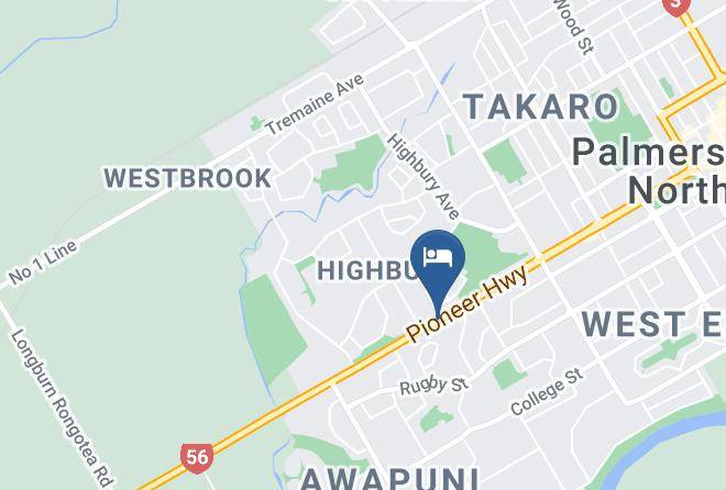 Palmerston North - Accomodation Gateway Motel Maps