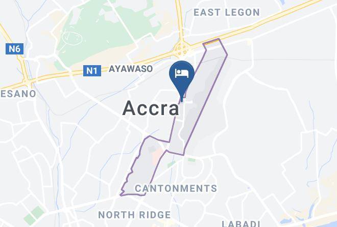 Accra - Accra Marriott Hotel Maps