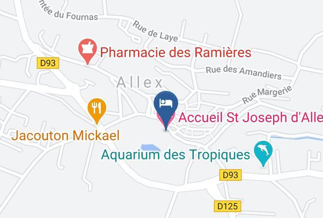 Drome - Accueil St Joseph D'allex Maps