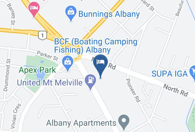 Albany - Ace Accommodation Albany Maps