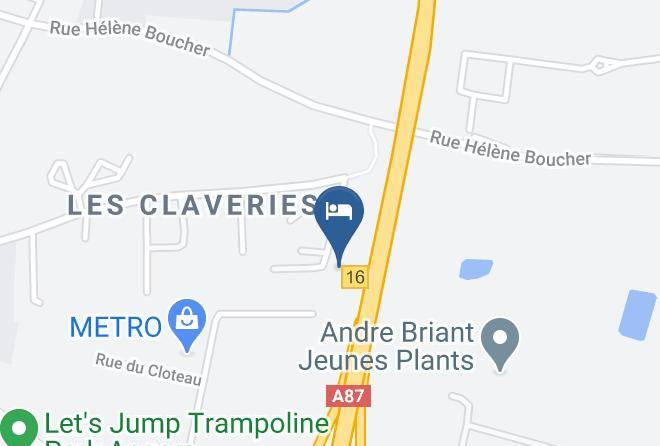 Maine Et Loire - Ace Hotel Angers Maps
