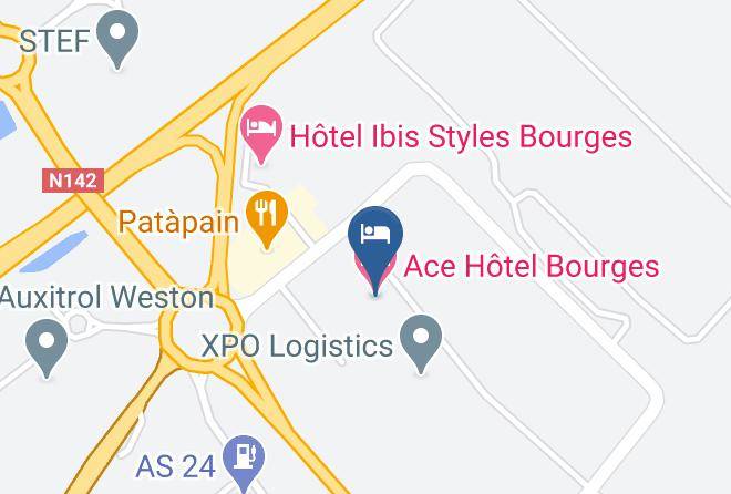 Cher - Ace Hotel Bourges Maps