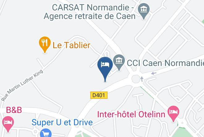 Calvados - Ace Hotel Caen Nord Memorial Maps