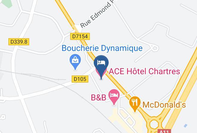 Eure Et Loir - Ace Hotel Chartres Maps