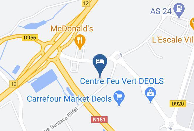 Indre - Ace Hotel Chateauroux Maps