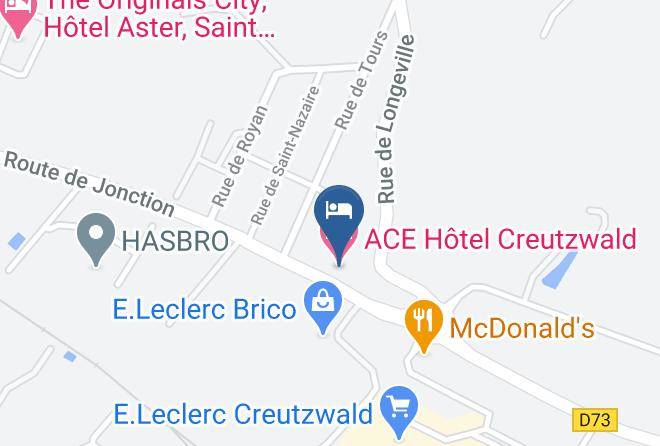 Moselle - Ace Hotel Creutzwald Maps
