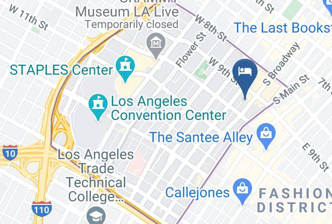 Ace Hotel Downtown Los Angeles Map