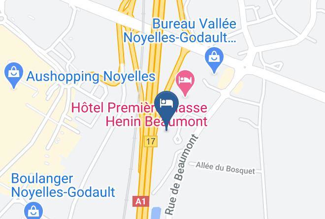 Pas De Calais - Ace Hotel Noyelles Godault Maps