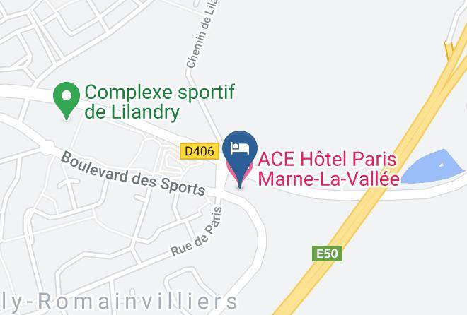 Seine Et Marne - Ace Hotel Paris Marne La Vallee Maps