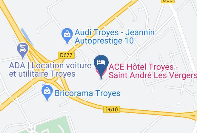 Ace Hotel Troyes Saint Andre Les Vergers Map