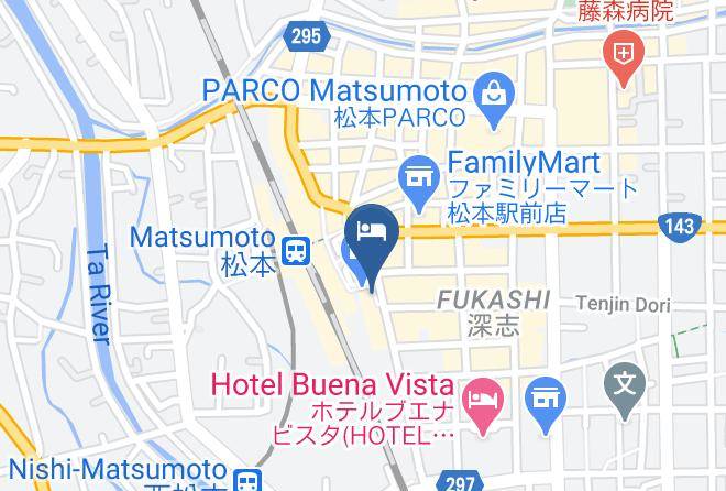 Matsumoto City - Ace Inn Matsumoto Maps
