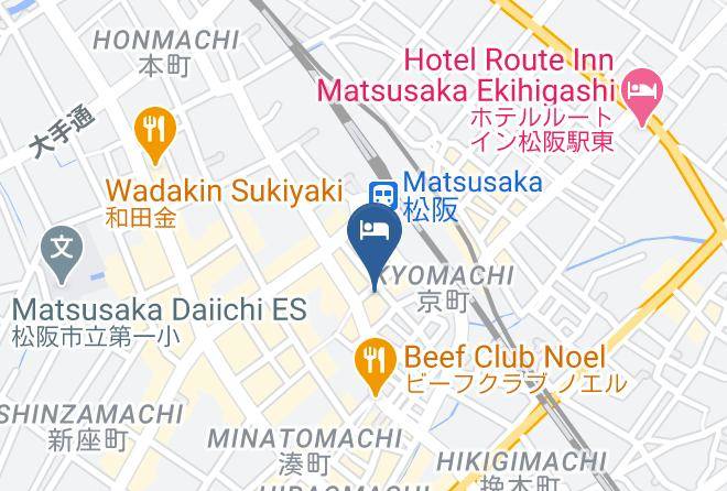 Ace Inn Matsusaka Map