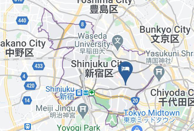Ace Inn Shinjuku Map