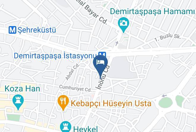 Osmangazi - Acelya Hotel Maps