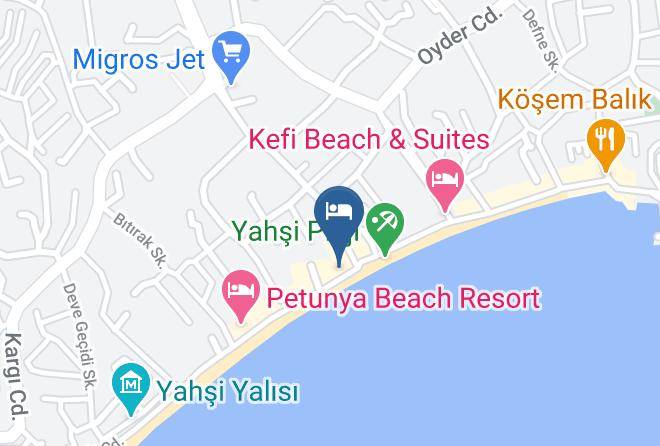 Bodrum - Acelya Motel Maps