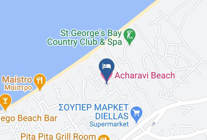 Kerkira - Acharavi Beach Hotel Maps