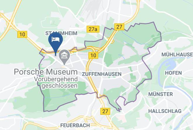 Stuttgart - Achat Hotel Stuttgart Zuffenhausen Maps