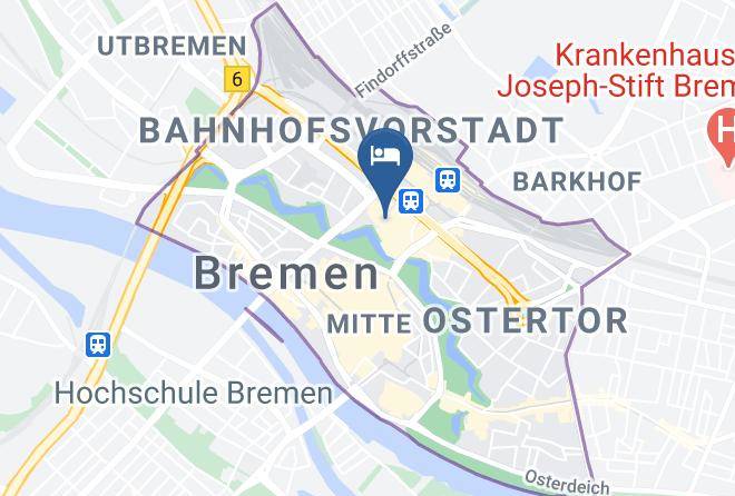 Achat Hotel Bremen City Map